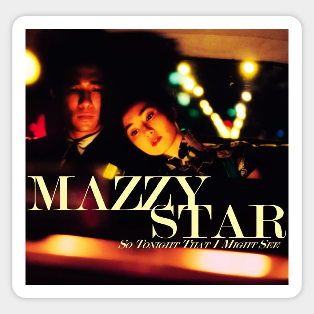 Mazzy Star x Wong Kar-wai Sticker by Scum & Villainy